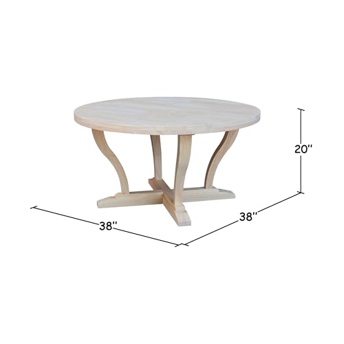 International Concepts LaCasa Coffee Table, Unfinished International Concepts