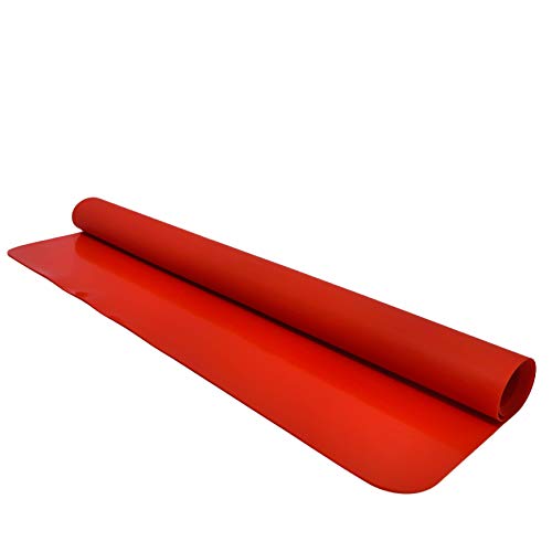 31.5 x 23.6 x 0.06 Inches Extra Thick Silicone Mat with Lip 0.22 Raised  Edge for Resin, Large Silicon Mat for Kitchen Counter Heat Resistant