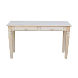 International Concepts Java Sofa Table with 2 Drawers, Unfinished IC International Concepts