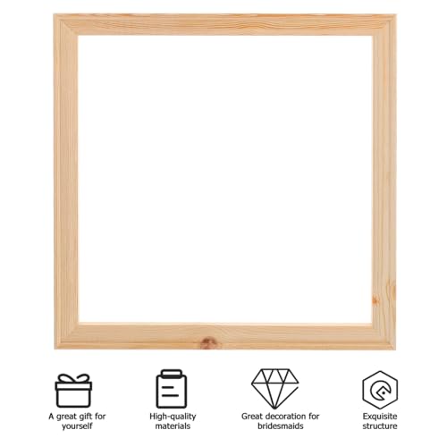 DECHOUS 5pcs Empty Frame Solid Wood Picture Frame Wood Specimen Frame Memory Picture Wall Frame Unfinished Wood Frames Rustic Frames Rustic Picture DECHOUS