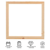 DECHOUS 5pcs Empty Frame Solid Wood Picture Frame Wood Specimen Frame Memory Picture Wall Frame Unfinished Wood Frames Rustic Frames Rustic Picture DECHOUS
