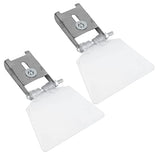 Longzhuo Eye Shields for Bench Grinder, 2Pcs Bench Grinder Guards, Bench Grinder Safety Shields, 304 Stainless Steel Case Tool, Shield Attachment Longzhuo