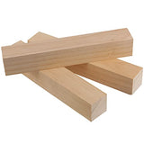 ZEONHAK 8 PCS 2 x 2 x 12 Inches Pine Lumber Square Turning Blanks, Natural Unfinished Wood Carving Blocks for Carving, DIY Art and Craft ZEONHAK
