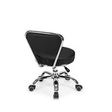 MAYAKOBA Dayton Garage Rolling Seat (Black) Pneumatic, Short Stool with Adjustable Height 13"-15", Perfect for Garage Task, Home Cleaning, Bathroom MAYAKOBA