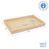 Wood Canvas Cradled 8 x 12 inch, Pack of 3 Blank Wood Panels for Painting, DIY Signs, Framing, Shadow Box, & Tray Crafts, by Woodpeckers Woodpeckers