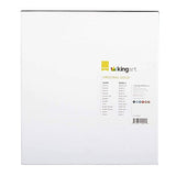 KINGART Premium Original Gold Series Handcrafted Golden Taklon Multimedia Artist Brushes, Gift Box, Set of 12, Black Glosss Handle, for Oil, Acrylic, KINGART