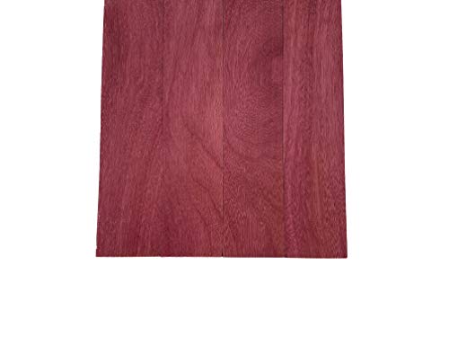 Purpleheart Lumber Board - 3/4" x 2" (4 Pcs) (3/4" x 2" x 24") Barrington Hardwoods