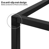 HOOBRO Dining Bench, 47.2 Inch Table Bench, Industrial Style Kitchen Bench, Steel Frame, Easy to Assemble, for Kitchen, Dining Room, Rustic Brown and HOOBRO