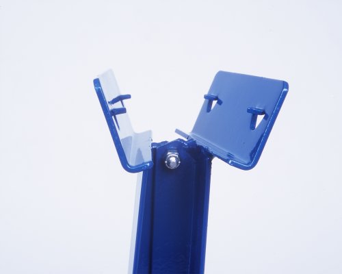 Guardian Fall Protection TS-27 27" Tall Sawhorse (includes legs for one sawhorse), Blue Powder Coat Finish - WoodArtSupply