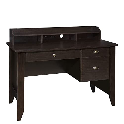 OneSpace Eleanor Executive Desk Wood Grain, Espresso - WoodArtSupply