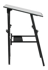 SD Studio Designs Ultima, Foldable Crafting Desk Top Angle and Height Adjustable Drafting Table, 42" W X 30" D, Black/White SD Studio Designs