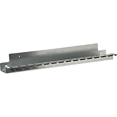 Quick-Release Bar Clamp Rack – Tool Storage Rack Holds 15 Bar Clamps - Sturdy Galvanized Steel Bar Clamp Rack - 24-3/8" Long Clamp Rack Woodworking ROCKLER