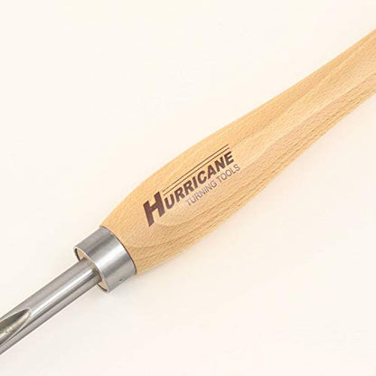 Hurricane Turning Tools, HTT-242W, M2 HSS, 5/8" Bowl Gouge with Side Grind (1/2" Flute) for Woodturning - WoodArtSupply