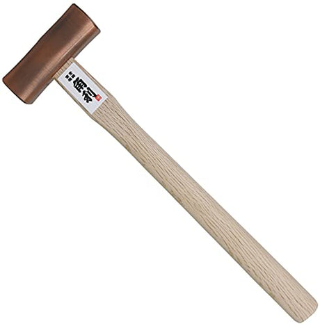 KAKURI Chisel Hammer 13 oz (375g) Professional Japanese Woodworking Carpenter Hammer for Chisel, Plane, Nail, Heavy Duty Japanese Carbon Steel Bronze KAKURI