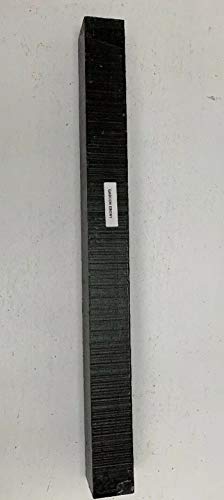 Ebony Air Dried Lathe Turning Exotic Wood Bowl Blank Block, 1-1/2" x 1-1/2" x 18” Bowl Blanks Store