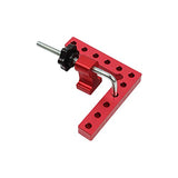 WISH HALLY WOOD 3.93x3.93inch Aluminium Alloy 90 Degree positioning squares Right Angle Clamps Woodworking Carpenter tool corner Clamping square for WISH HALLY WOOD