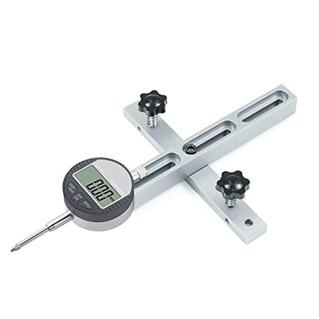 HDLNKAK Table Saw Digital Dial Indicator Gauge, for Aligning and Calibrating Work Shop Machinery Like Table Saws, Band Saws and Drill Presses HDLNKAK