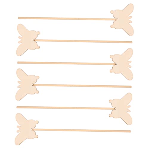 Toyvian 12 Pcs Wand Diy Princess Wand Kit Unfinished Fairy Wands Butterfly Wand Fairy Wand Crafts Diy Painting Toys Kids Princess Diy Fairy Wand