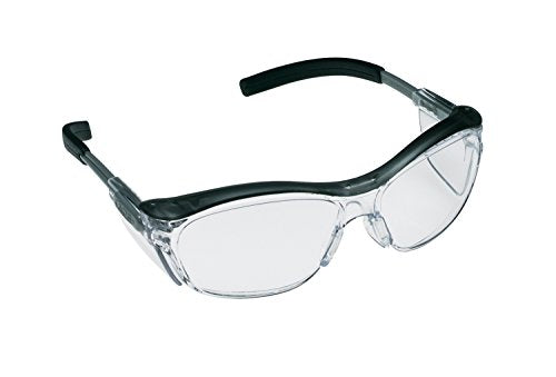 3M Nuvo Anti-Fog Safety Glasses, Translucent Gray Frame, Clear Lens 3M