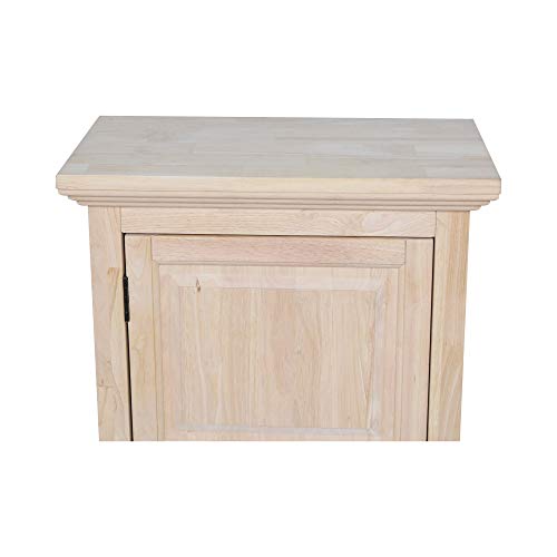 IC International Concepts Single Jelly Cabinet, 36-Inch, Unfinished IC International Concepts