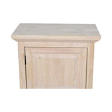 IC International Concepts Single Jelly Cabinet, 36-Inch, Unfinished IC International Concepts