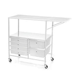Essex Drawers & Rolling Storage Cart with Tray by Recollections, White Recollections
