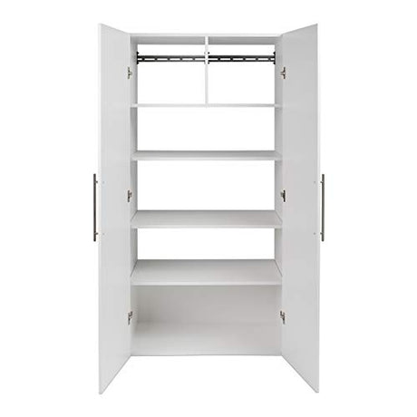 Prepac HangUps Large Elegant Wall-Mounted Storage Cabinet in White Prepac