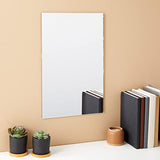 Bright Creations 2 Pack Acrylic Mirror Sheets for Wall Decor, 3mm Shatter Resistant Frameless Tiles for Mounted Mirror, Bedroom, Home Gym, Bathroom, Bright Creations