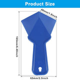 Moicstiy Drywall Trowel Plastic Inside Corner Trowel Tool for Drywall Tools Corner Trowel Building scraping(Blue) Moicstiy