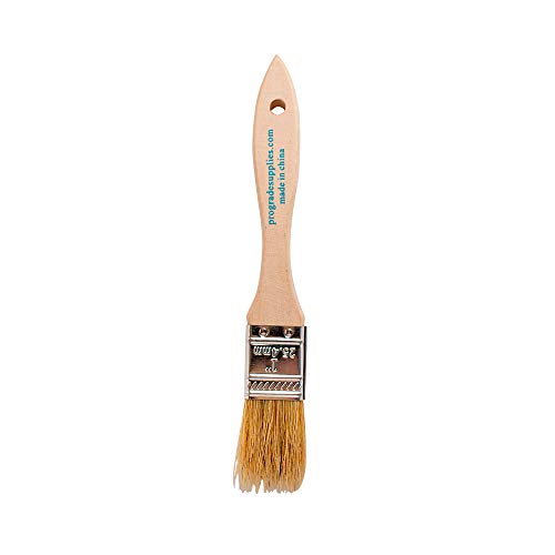 Pro Grade - Chip Paint Brushes - 24 Ea 1 Inch Chip Paint Brush Light Brown Pro Grade