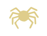 Spider Cutout Unfinished Wood Halloween Theme Door Hanger Animal Insect Halloween Party Scary MDF Shaped Canvas Style 2 Diverse Woodworking