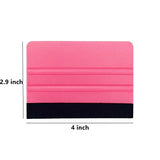 CCyanzi 4inch Vinyl Squeegee Tool Window Film Squeegee Decal Scraper Sign-Making Graphic Wallpaper Application, Felt Edge Protection Prevents CCyanzi