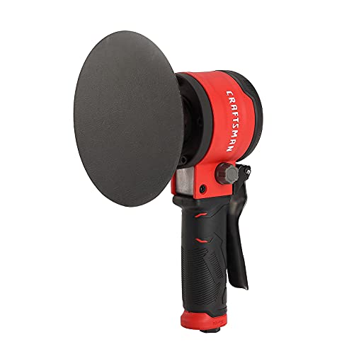 Craftsman CMXPTSG1014NB 6-inch Dual Action Air Disc Sander, Red Craftsman