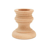 Woodpeckers Unfinished Wood Country Candle Cups, 1-7/8 inch with 7/8 inch Taper Candle Hole, Pack of 25 Woodpeckers