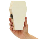 Bright Creations 6 Pack Unfinished Halloween Coffin Box with Hinged Lids for DIY Crafts (4 x 6 x 2 in) Bright Creations