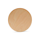 7-inch Wood Circle Disc, 1/8 inch Thick with Rustic Burnt Edges, Pack of 5 Unfinished Round Wooden Circles for Crafts, Birch Plywood, by Woodpeckers Woodpeckers