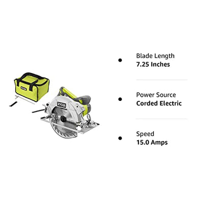 15 Amp 7 1/4" Circular Saw - WoodArtSupply