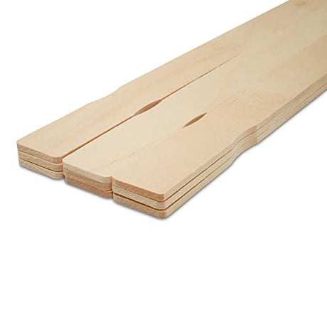 Wood Paint Sticks 16 inch, Pack of 25 Paint Stir Sticks, Jumbo Craft Sticks, Unfinished Wooden Sticks for Crafts, by Woodpeckers Woodpeckers