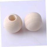 SEWOART 1 Set Beaded Wood Ring Set Unfinished Wood Tapestry Wood Circles Wooden Beads Nativity Craft Wooden Rings for Crafts Natural Beading Kits SEWOART