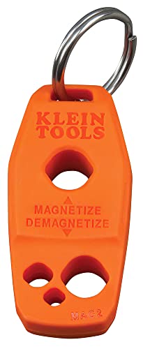 Klein Tools 85148 Screwdriver Set with Magnetizer / Demagnetizer for Magnetic Tips, Flathead and Phillips, Non-Slip Cushion Grip, 8-Piece - WoodArtSupply