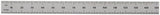 Mitutoyo 182-207, Steel Rule, 6" X 150mm, (1/10, 1/100", 1mm, 1/2mm), 1/64" Thick X 1/2" Wide, Satin Chrome Finish Tempered Stainless Steel Mitutoyo