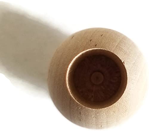 Dowel Cap End 1-1/2" x 3/4" hole wooden (Package of 2) 1-1/2 in diameter Unfinished Wood Ball 3/4" dowel hole WoodArtSupply