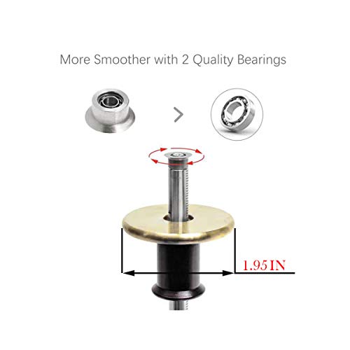 YOSELIN Dovetail Jig Wheel Marking Gauge Tool Set, 1 Bearing Wheel Cutter for Soft Wood, 1 Locked Wheel Cutter for Hardwood,1 Screwdriver,1 YOSELIN