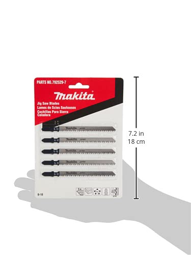 Makita 792529-7 Jig Saw Blade #B-10 5-Pack , Black - WoodArtSupply