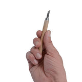 Westcott CarboTitanium Carving Tools, 12-Piece Set, Natural Wood Handles Westcott