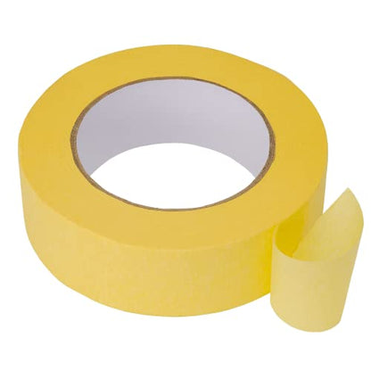 Lichamp 2-Pack Automotive Refinish Masking Tape Yellow 36mm x 55m, Cars Vehicles Auto Body Paint Tape, Automotive Painters Tape Bulk Set 1.4-inch x - WoodArtSupply