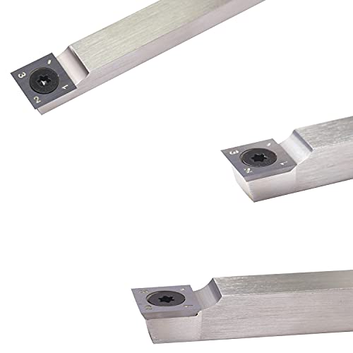 Wood Turning Tools Rougher Carbide Tipped Lathe Chisel Tool Bar 19.68 Inches With 14mm Straigt Edge Square Carbide Insert for Wood Hobbyist or DIY or Asieg Tool