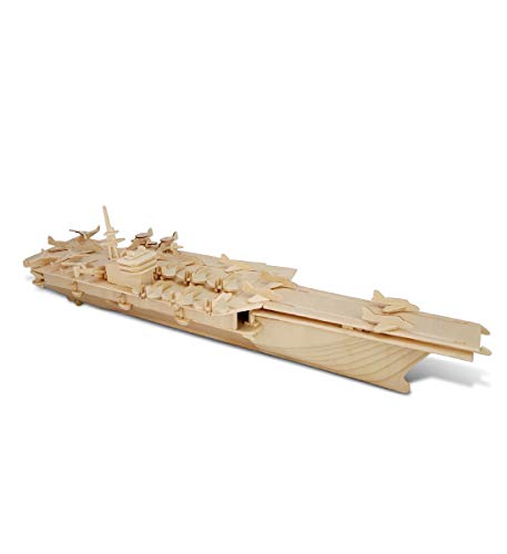 Puzzled Aircraft Carrier - WoodArtSupply