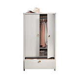 Sauder Dover Edge Bedroom Armoire with Drawer, L: 34.17" x W: 21.18" x H: 60.04", Glacier Oak Finish Sauder