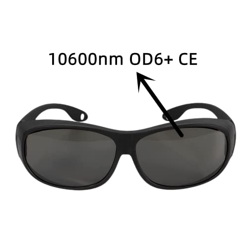 SCIENODE CO2 Laser Safety Glasses - 10600nm(10.6um) Laser Safety Goggles, Professional Eye Protection OD6+ Goggles for CO2 Laser Engraver Cutter and - WoodArtSupply